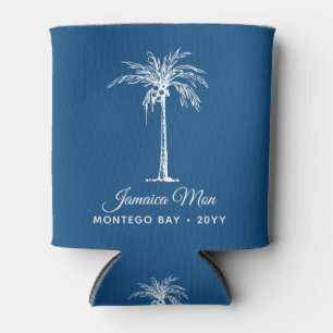 Enfriador De Latas Palmera Tropical Personalizada
