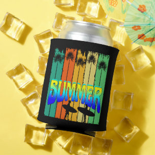 ENFRIADOR DE LATAS PALMERAS ESTILO VERANO ANTIGUO