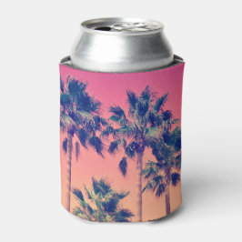 Enfriador De Latas Palmeras tropicales de época giratoria
