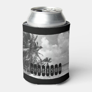Enfriador De Latas Palmeras Vintage Personalizadas