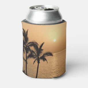 Enfriador De Latas Palmeras y atardecer romántico