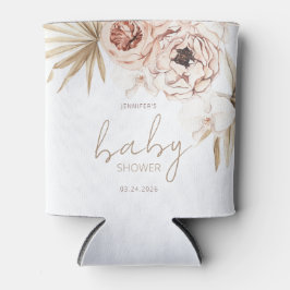 Enfriador De Latas Pampas Grass Boho Bohemian Baby Shower
