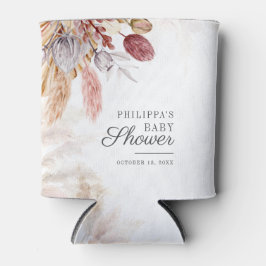 Enfriador De Latas Pampas Grass Terracotta Baby Shower