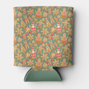 Enfriador De Latas Pan de jengibre/galletas/Navidades con estampado