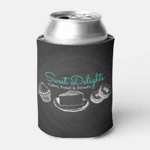 Enfriador De Latas Panadería dulce Branding Chalkboard