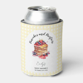 Enfriador De Latas Pancakes and Pacificadores Gingham Plaid Baby Show