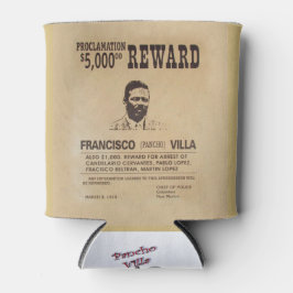 Enfriador De Latas Pancho Villa 🔥 Héroe General Mexicano