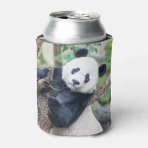 Enfriador De Latas Panda gigante en un Refrigerador de bebidas de árb