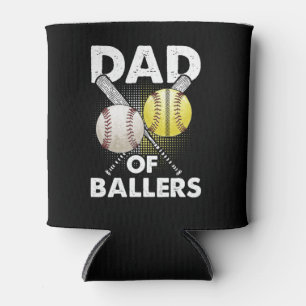 Enfriador De Latas Papá de los Ballers, papá de un jugador de béisbol
