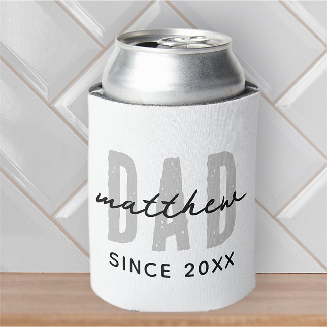 Enfriador De Latas Papá desde el 20XX Preppy simple moderno (Subido por el creador)