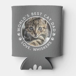 Enfriador De Latas Papá Gato Más Bueno Del Mundo Foto De Mascota Pers