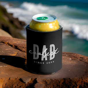 Enfriador De Latas Papá más frío desde el 20XX Preppy simple moderno