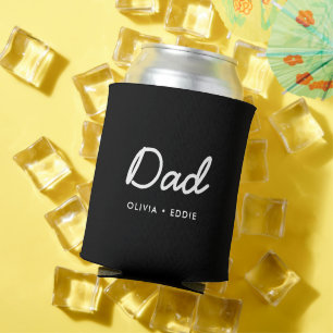 Enfriador De Latas Papá moderno Niños nombra el guión del día del p