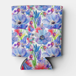Enfriador De Latas Papel de fondo acuarela de flores silvestres