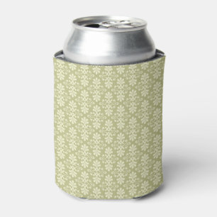 Enfriador De Latas Papel pintado floral del damasco