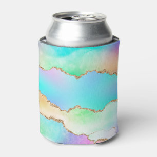 Enfriador De Latas Papel Pintado Mármol Amatista Glitter Dorado
