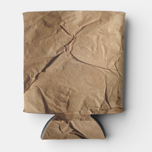 Enfriador De Latas Papel reciclado: Textura ecológica. (Anverso)