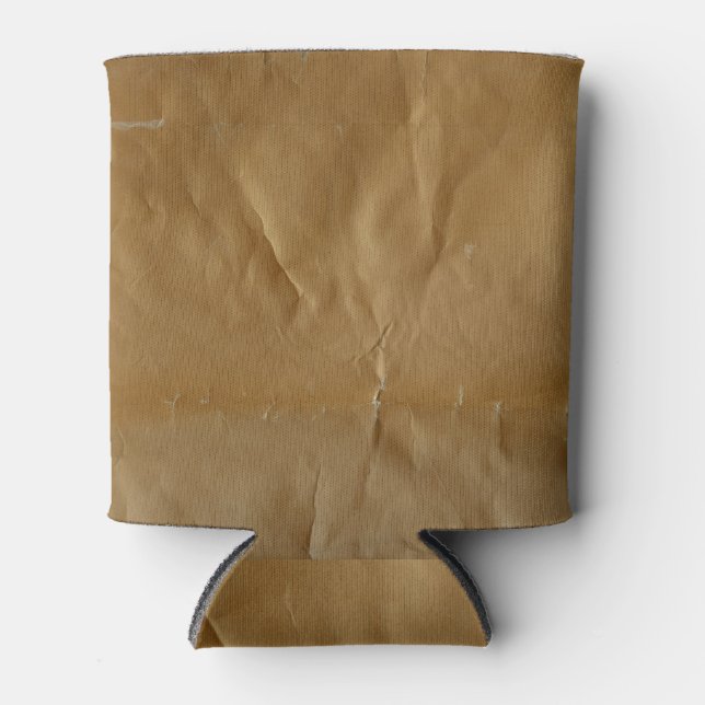 Enfriador De Latas Papel rojo arrugado: fondo grueso. (Anverso)