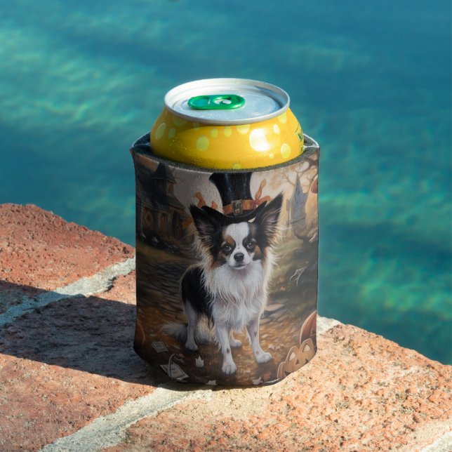 Enfriador De Latas Papillon Pumpkins Halloween Scary (Piscina in situ)