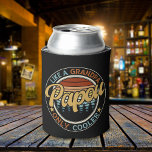 Enfriador De Latas Papou like a Grandpa Only Cooler, Grandpa<br><div class="desc">Funny and sarcastic design with a set of words for the proud grandfather who loves his adorable grandchildren,  grandkids,  this cute design for grandpa can be given as a gift on Father's Day or Christmas,  Grandparents' Day,  Don't think twice and get yours now!</div>