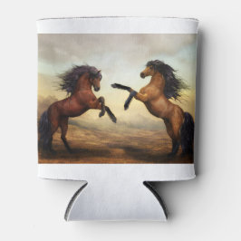 Enfriador De Latas par de caballos salvajes