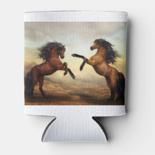 Enfriador De Latas par de caballos salvajes