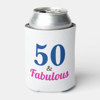Enfriador de latas para fiesta de cumpleaños 50 y