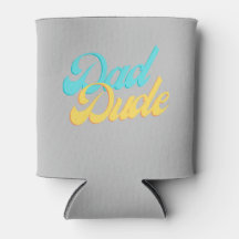 Enfriador de Latas para Papá Tipo | Fondo Gris
