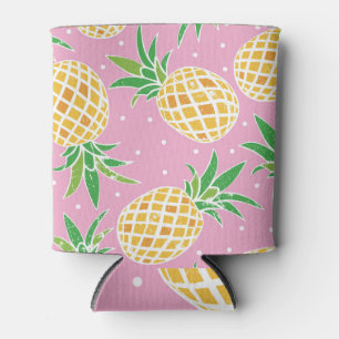 Enfriador De Latas Paraíso de la piña: patrón tropical