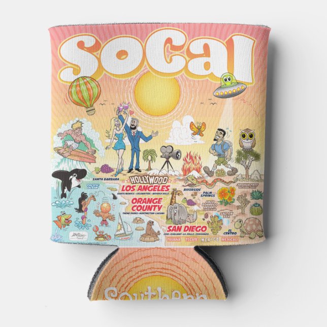 Enfriador De Latas Paraíso de SoCal (Anverso)