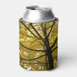 Enfriador De Latas Pareja de arce amarillo naturaleza otoñal