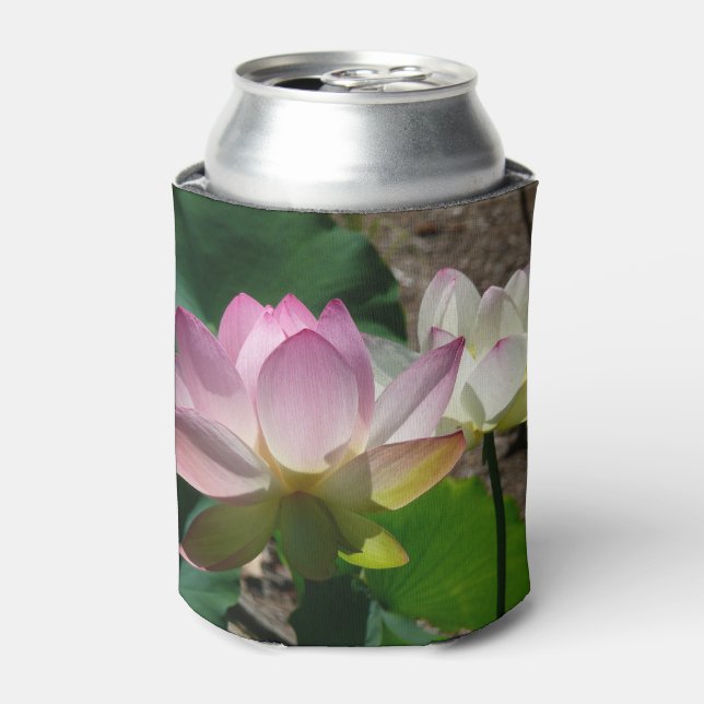 Enfriador De Latas Pareja de flores de Lotus I (Lata Anverso)
