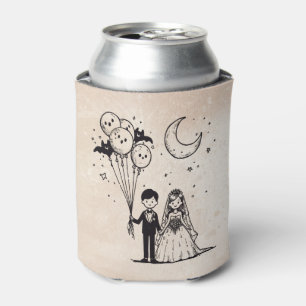 Enfriador De Latas Pareja pequeña y fantasmal