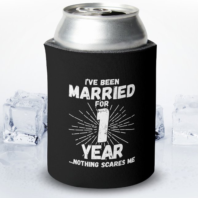 Enfriador De Latas Parejas casadas con un año de graciosos 1º anivers (Subido por el creador)