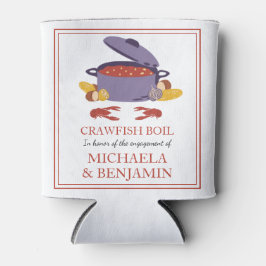 Enfriador De Latas Parejas de hierba de langostino Fiesta de compromi