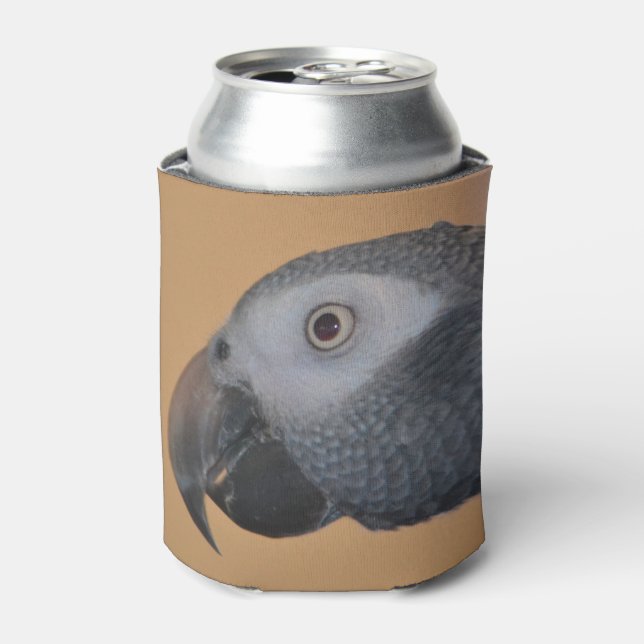 Enfriador De Latas Paro gris africano (Lata Anverso)