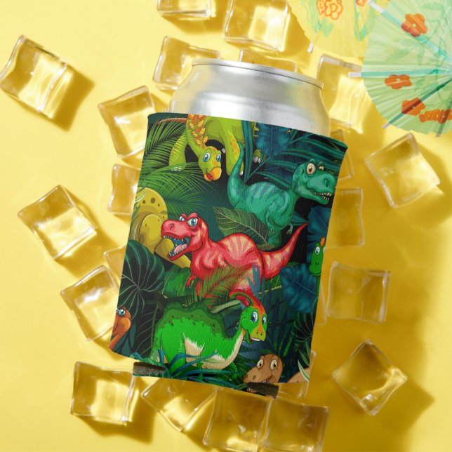 Enfriador De Latas Parque Dinosaur