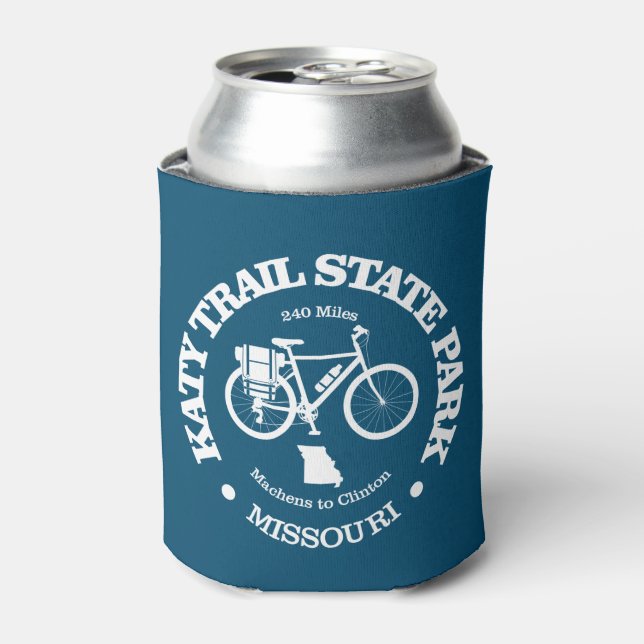 Enfriador De Latas Parque Estatal Katy Trail (ciclismo) (Lata Anverso)