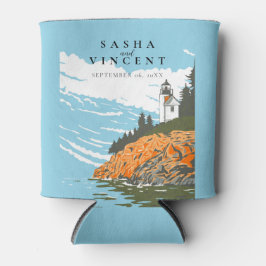 Enfriador De Latas Parque nacional Acadia Boda Retro