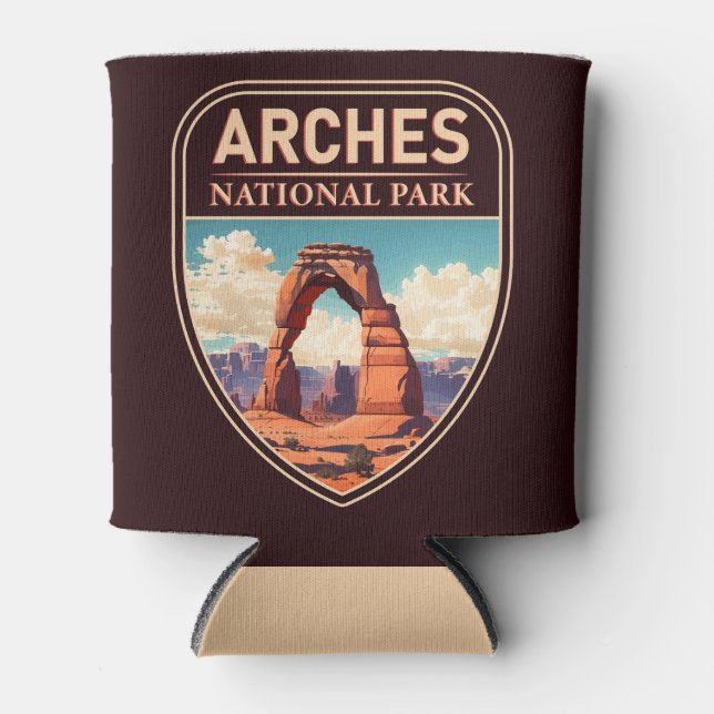 Enfriador De Latas Parque nacional Arcos de Moab Parque Nacional Utah (Anverso)