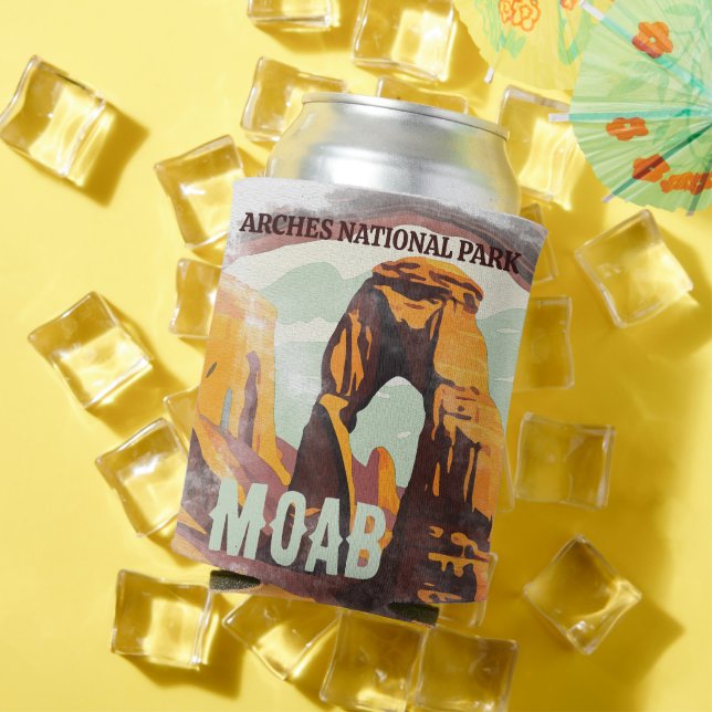 Enfriador De Latas Parque nacional Arcos de Moab Parque Nacional Utah (Verano in situ)