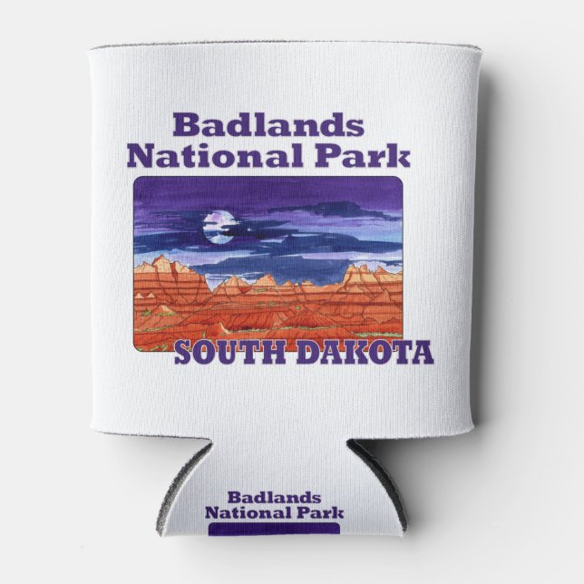 Enfriador De Latas Parque nacional Badlands, Dakota del Sur (Anverso)