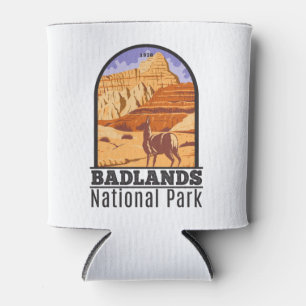 Enfriador De Latas Parque nacional Badlands South Dakota Vintage