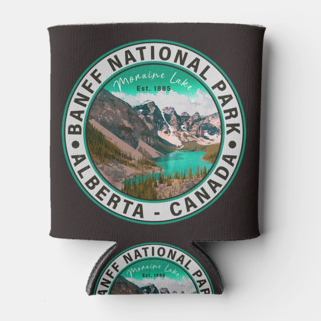 Enfriador De Latas Parque nacional Banff Moraine Lake Alberta Canada (Anverso)