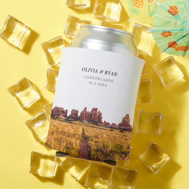 Enfriador De Latas Parque nacional Canyonlands Personalizado de la Bo (Verano in situ)