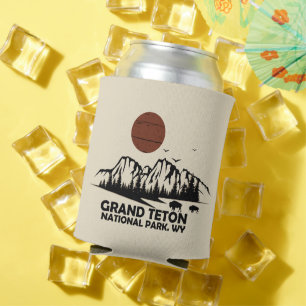 Enfriador De Latas Parque nacional de las montañas del Gran Tetón Wyo
