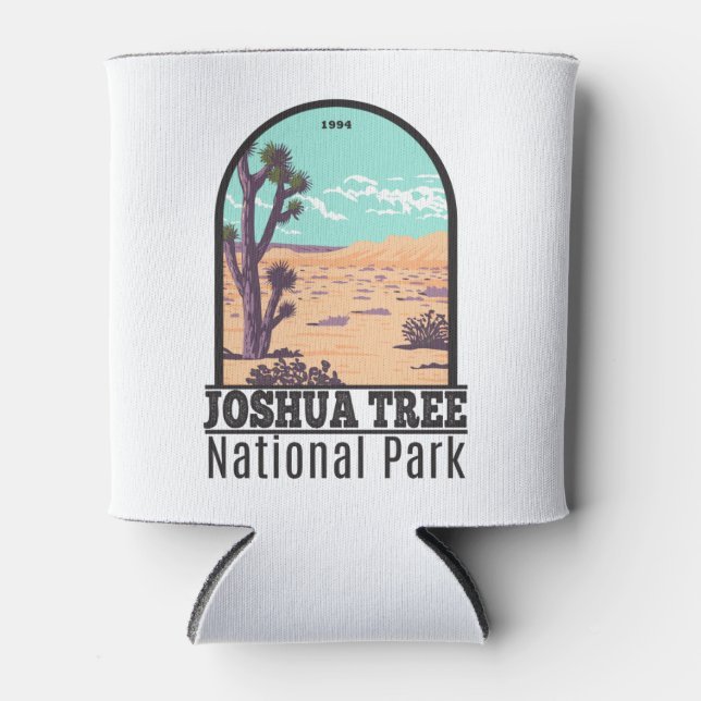 Enfriador De Latas Parque nacional del árbol de Joshua Tule Springs V (Anverso)