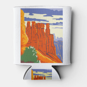 Enfriador De Latas Parque nacional del Cañón Bryce en la meseta de Pa