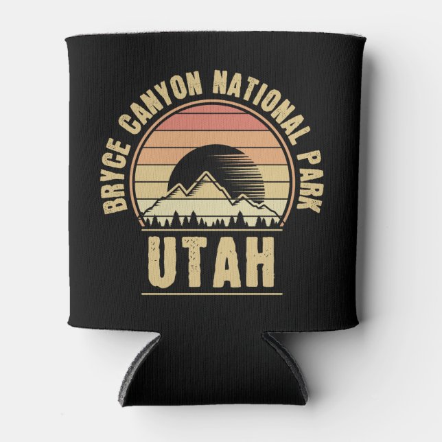Enfriador De Latas Parque nacional del Cañón Retro Bryce (Anverso)