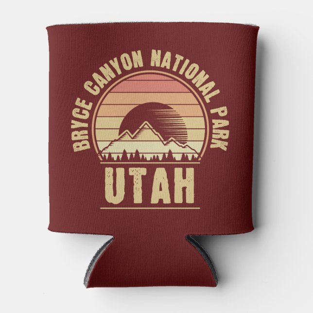 Enfriador De Latas Parque nacional del Cañón Retro Bryce (Anverso)